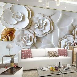 Como olhar o papel de parede de foto 3D na parede: mais de 225 fotos de interiores incríveis