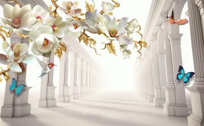 Como olhar o papel de parede de foto 3D na parede: mais de 225 fotos de interiores incríveis