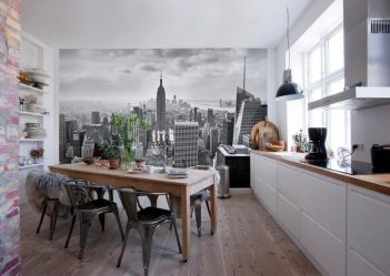 Como olhar o papel de parede de foto 3D na parede: mais de 225 fotos de interiores incríveis
