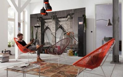Como olhar o papel de parede de foto 3D na parede: mais de 225 fotos de interiores incríveis