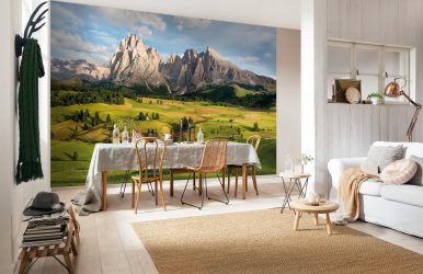 Como olhar o papel de parede de foto 3D na parede: mais de 225 fotos de interiores incríveis