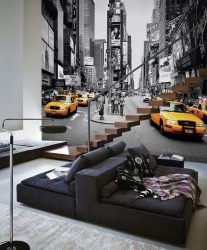 Como olhar o papel de parede de foto 3D na parede: mais de 225 fotos de interiores incríveis