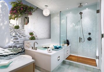 Como olhar o papel de parede de foto 3D na parede: mais de 225 fotos de interiores incríveis