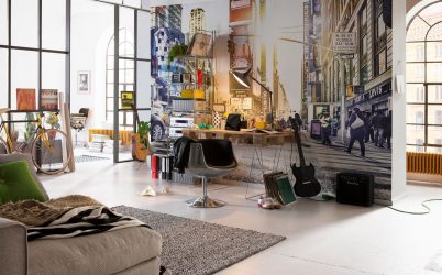 Como olhar o papel de parede de foto 3D na parede: mais de 225 fotos de interiores incríveis