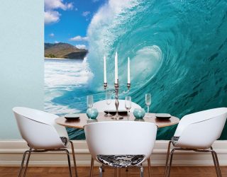 Como olhar o papel de parede de foto 3D na parede: mais de 225 fotos de interiores incríveis