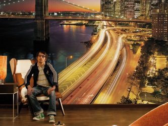 Como olhar o papel de parede de foto 3D na parede: mais de 225 fotos de interiores incríveis