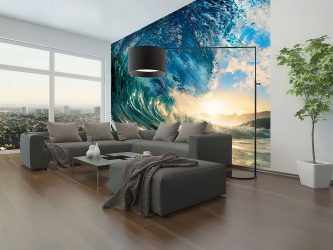 Como olhar o papel de parede de foto 3D na parede: mais de 225 fotos de interiores incríveis