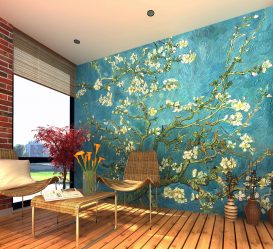 Como olhar o papel de parede de foto 3D na parede: mais de 225 fotos de interiores incríveis