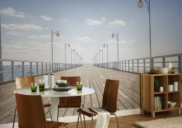 Como olhar o papel de parede de foto 3D na parede: mais de 225 fotos de interiores incríveis