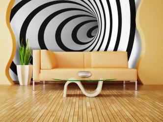 Como olhar o papel de parede de foto 3D na parede: mais de 225 fotos de interiores incríveis
