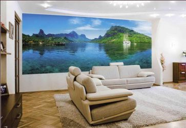 Como olhar o papel de parede de foto 3D na parede: mais de 225 fotos de interiores incríveis