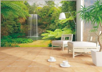 Como olhar o papel de parede de foto 3D na parede: mais de 225 fotos de interiores incríveis