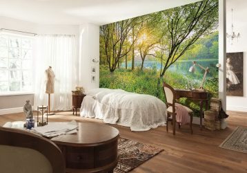 Como olhar o papel de parede de foto 3D na parede: mais de 225 fotos de interiores incríveis