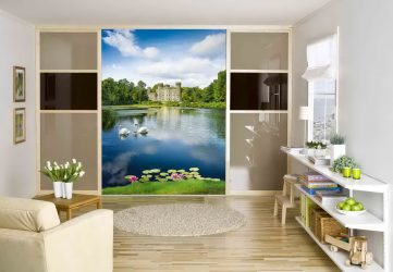 Como olhar o papel de parede de foto 3D na parede: mais de 225 fotos de interiores incríveis