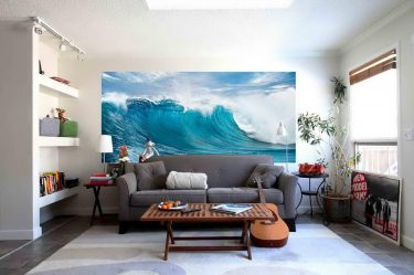 Como olhar o papel de parede de foto 3D na parede: mais de 225 fotos de interiores incríveis