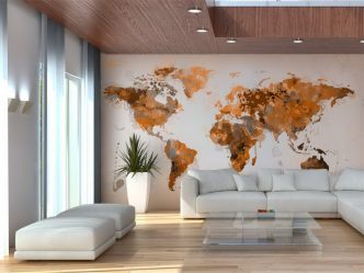 Como olhar o papel de parede de foto 3D na parede: mais de 225 fotos de interiores incríveis