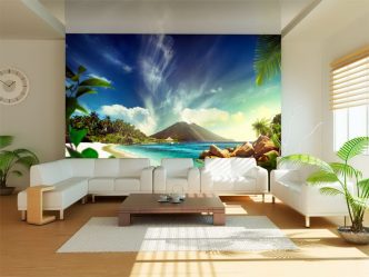 Como olhar o papel de parede de foto 3D na parede: mais de 225 fotos de interiores incríveis