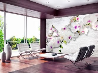 Como olhar o papel de parede de foto 3D na parede: mais de 225 fotos de interiores incríveis