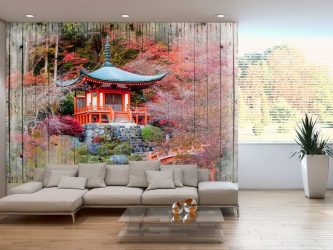 Como olhar o papel de parede de foto 3D na parede: mais de 225 fotos de interiores incríveis