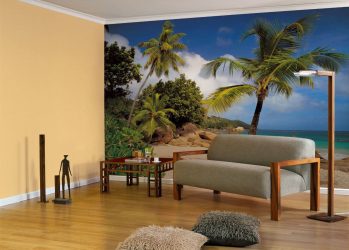 Como olhar o papel de parede de foto 3D na parede: mais de 225 fotos de interiores incríveis