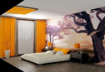 Como olhar o papel de parede de foto 3D na parede: mais de 225 fotos de interiores incríveis
