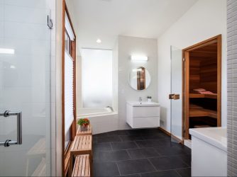 Banhos com uma mansarda para os amantes do bom descanso: 230+ (Foto) Projetos (de um bar, com terraço, com varanda)