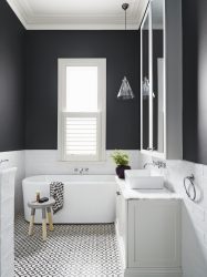 Azulejo branco - Criando um design espetacular.300+ (foto) Acabamentos interiores