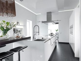 Azulejo branco - Criando um design espetacular. 300+ (foto) Acabamentos interiores