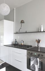 Azulejo branco - Criando um design espetacular. 300+ (foto) Acabamentos interiores