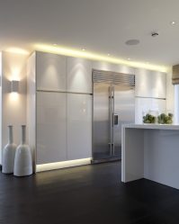Azulejo branco - Criando um design espetacular. 300+ (foto) Acabamentos interiores