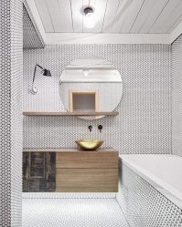 Azulejo branco - Criando um design espetacular. 300+ (foto) Acabamentos interiores