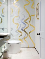 Azulejo branco - Criando um design espetacular. 300+ (foto) Acabamentos interiores