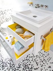 Azulejo branco - Criando um design espetacular. 300+ (foto) Acabamentos interiores