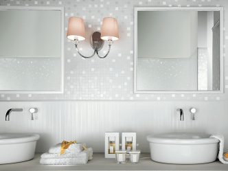 Azulejo branco - Criando um design espetacular. 300+ (foto) Acabamentos interiores