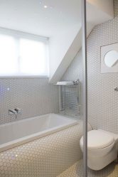Azulejo branco - Criando um design espetacular. 300+ (foto) Acabamentos interiores