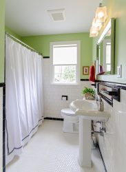 Azulejo branco - Criando um design espetacular. 300+ (foto) Acabamentos interiores