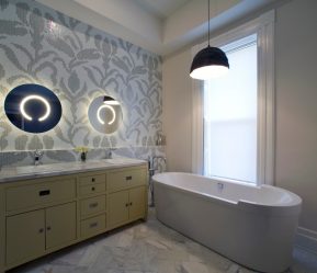 Azulejo branco - Criando um design espetacular. 300+ (foto) Acabamentos interiores