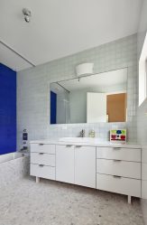 Azulejo branco - Criando um design espetacular. 300+ (foto) Acabamentos interiores