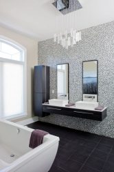Azulejo branco - Criando um design espetacular. 300+ (foto) Acabamentos interiores