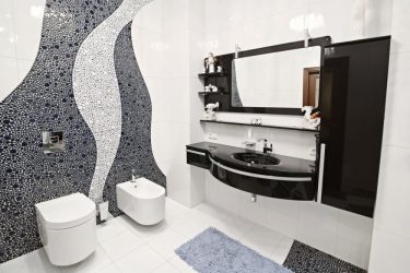 Azulejo branco - Criando um design espetacular. 300+ (foto) Acabamentos interiores