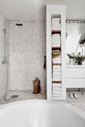 Azulejo branco - Criando um design espetacular. 300+ (foto) Acabamentos interiores