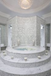 Azulejo branco - Criando um design espetacular. 300+ (foto) Acabamentos interiores