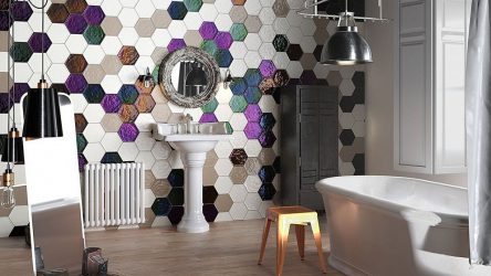 Azulejo branco - Criando um design espetacular. 300+ (foto) Acabamentos interiores