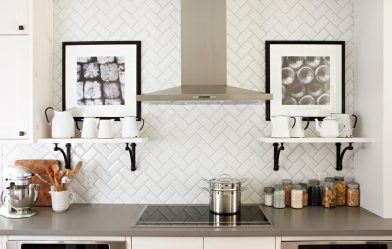 Azulejo branco - Criando um design espetacular. 300+ (foto) Acabamentos interiores
