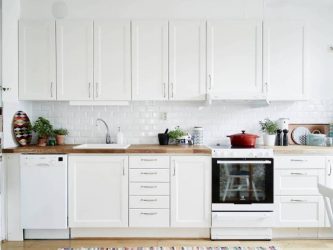 Azulejo branco - Criando um design espetacular. 300+ (foto) Acabamentos interiores