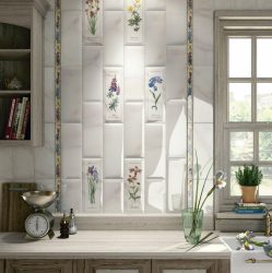 Azulejo branco - Criando um design espetacular. 300+ (foto) Acabamentos interiores