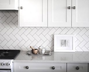 Azulejo branco - Criando um design espetacular. 300+ (foto) Acabamentos interiores