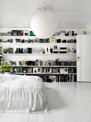 Quarto de design em estilo moderno (125 + fotos) - Cortinas brancas / papel de parede / guarda-roupa. Como não exagerar com uma escolha?