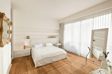 Quarto de design em estilo moderno (125 + fotos) - Cortinas brancas / papel de parede / guarda-roupa. Como não exagerar com uma escolha?