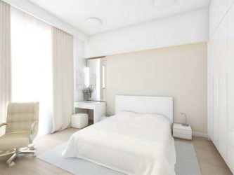 Quarto de design em estilo moderno (125 + fotos) - Cortinas brancas / papel de parede / guarda-roupa. Como não exagerar com uma escolha?